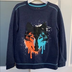 long sleeve cat & jack sweatshirt.